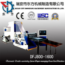 2 Reel Unwinding Flat Knife Sheeting Machine